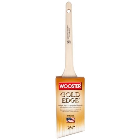 Wooster 266895 25 in Gold Edge Thin Angle Brush 071497184399